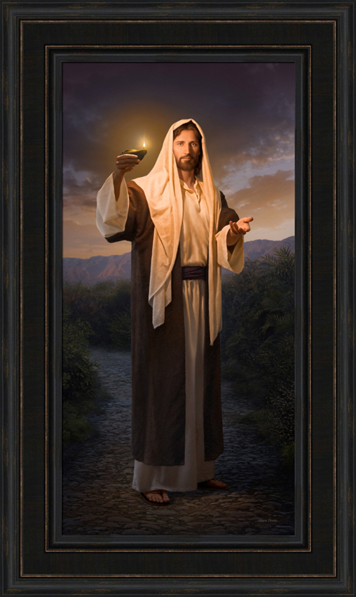Lead, Kindly Light by Simon DeweyGiclee Canvas Deseret Book