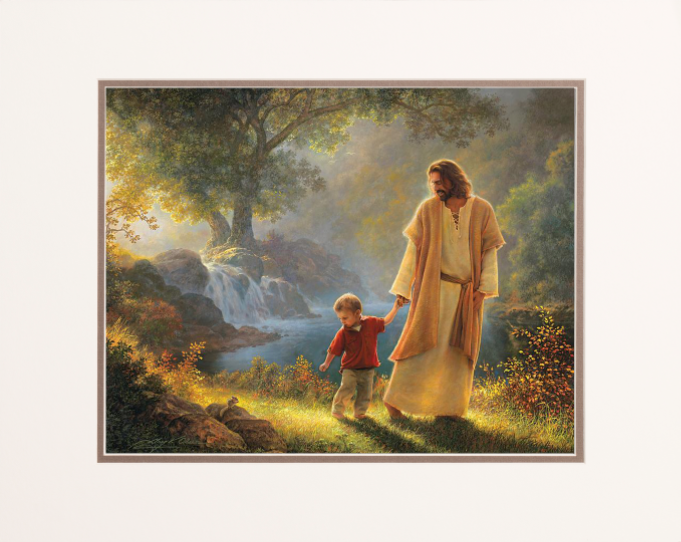 take my hand 16x20 matted print deseret book