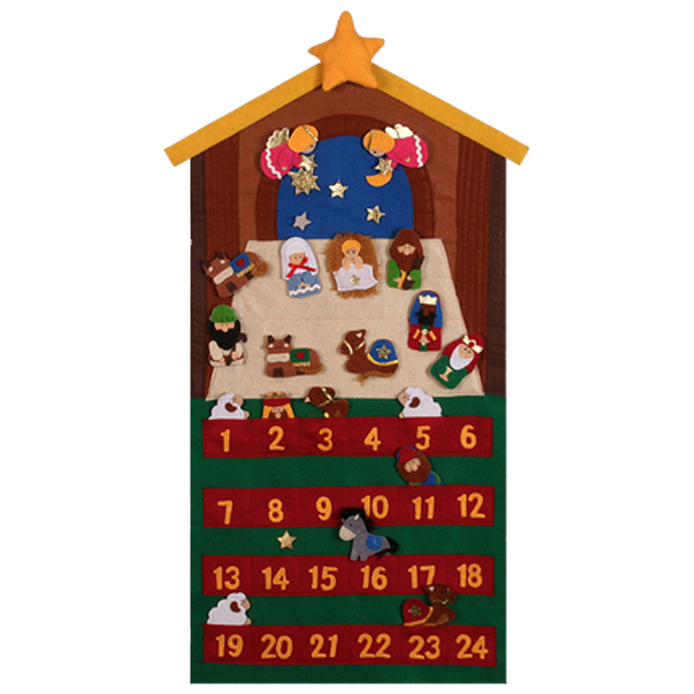 Felt Nativity Advent Calendar - Deseret Book
