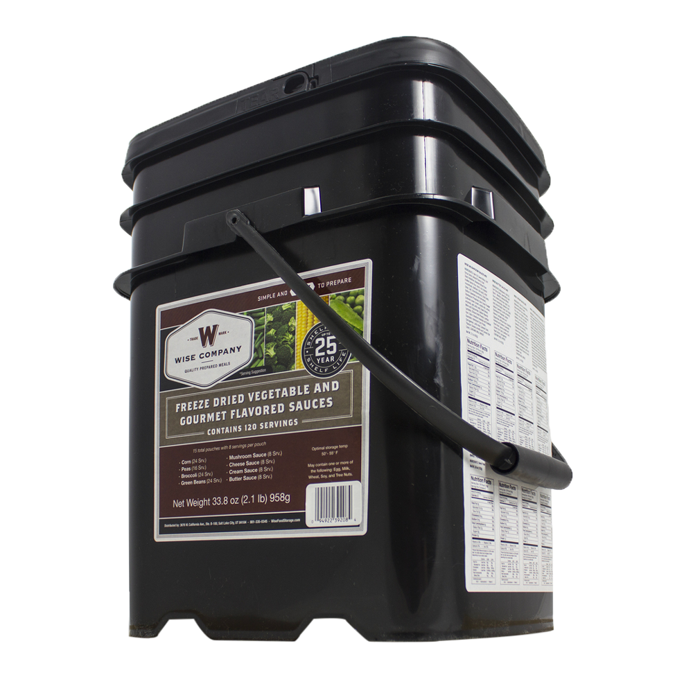 120 Serving Freeze Dried Vegetable and Sauces Food Storage Deseret Book